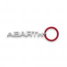 Abarth Metal Key Ring Red