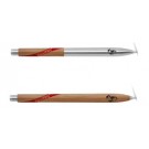 Real Pine Wood And Aluminium Ball Point Pen